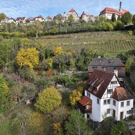 Ferienhaus Kobolzeller Schloesschen A.D.Weinsteige Rothenburg ob der Tauber Ngoại thất bức ảnh